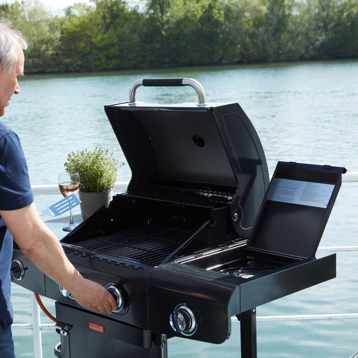 Barbecook Siesta 210 Graphite - Gas Barbecue - Black