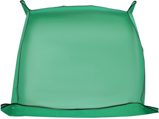 Tapis de rempotage - 66 cm x 66 cm - imperméable - tapis de culture - tapis de jardin - Vert - Rempotage des Plantes sur un tapis de culture - plastique - Tapis de rempotage imperméable - Outils de jardin