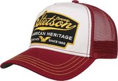 Stetson Retro Trucker Cap American Heritage Since 1865 Donkerrood-One Size