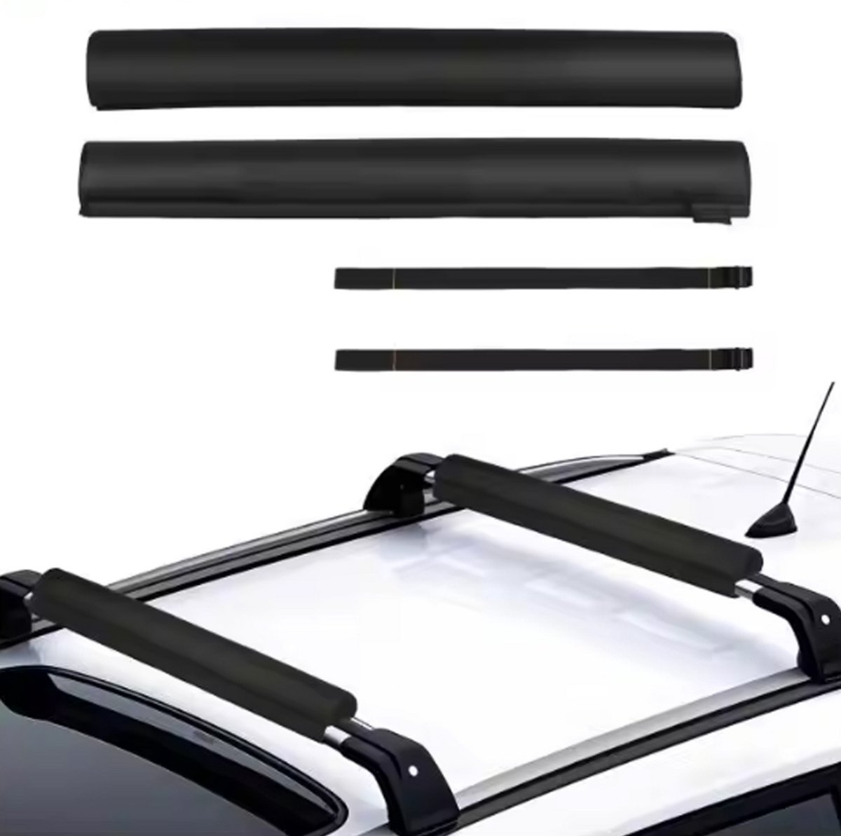 Dakdragers Universeel - Dakrek - Dakkoffer - 72 cm - Extra Stevig - Zwart