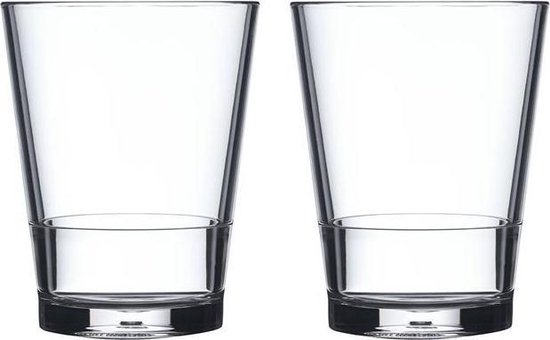 Mepal Glas Flow 200 ml - set van 2 stuks