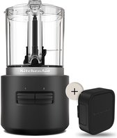 KitchenAid Go 5KFCR531BM - Hakmolen - Draadloos - Mat Zwart