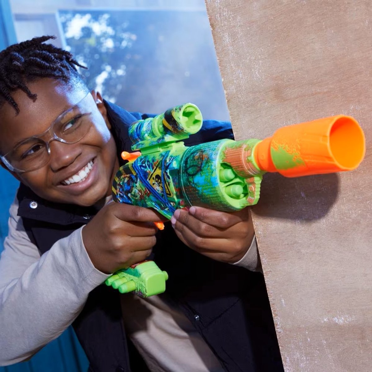 NERF Zombie Driller - Blaster, 16 Nerf Elite-darts — afbeelding 8
