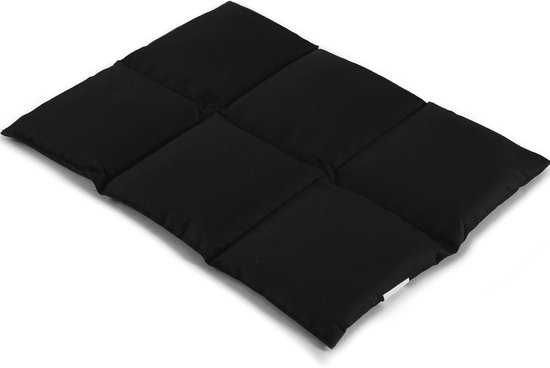 Coussin chauffant 40x30 cm - modèle 6 chambres, noir, pour utilisation chaude et froide