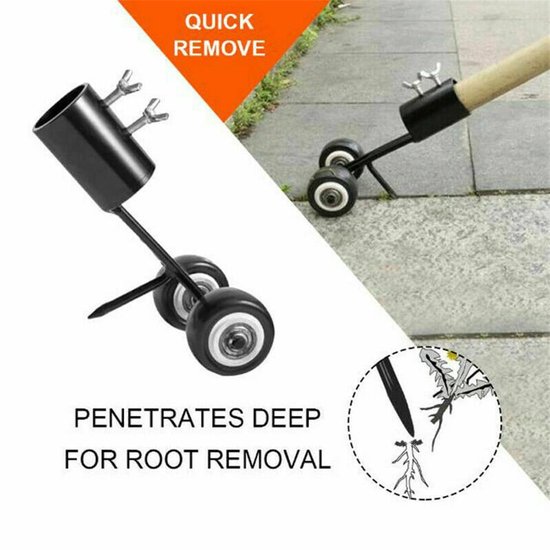Onkruidsteker - Mintiml Weeds Snatcher - Wortelverwijdering - Tuinreiniging - Garden Weed Cutter - Tuiniers - Instelbaar gereedschap - zwart- 30x15cm - 1 stuks van Mintiml — afbeelding 2
