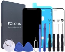 Écran iPhone XR - Écran LCD Incell pour réparation - Tout-en-un - Qualité A+ - avec outils, film protecteur et bande adhésive