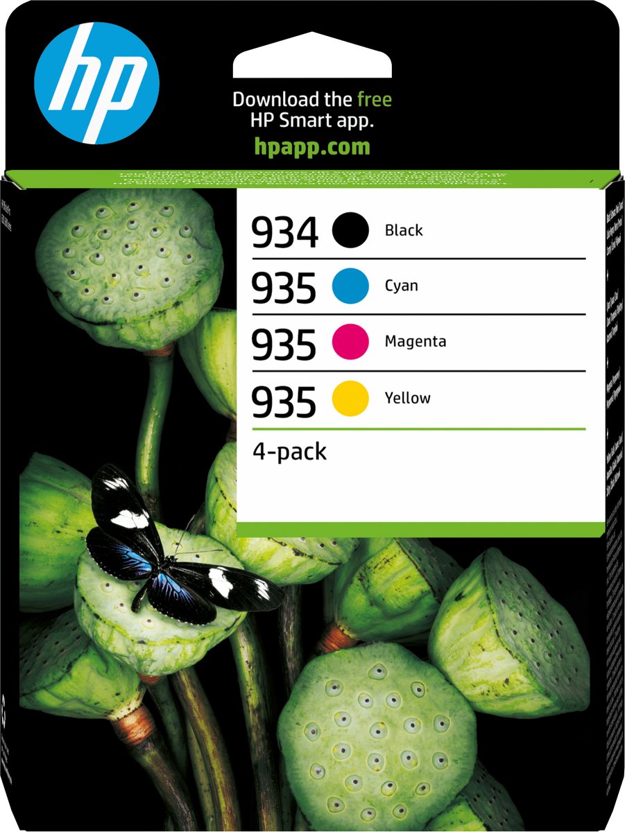 HP 934/935 - Inktcartridge - Multipack - B/C/M/Y (6ZC72AE)