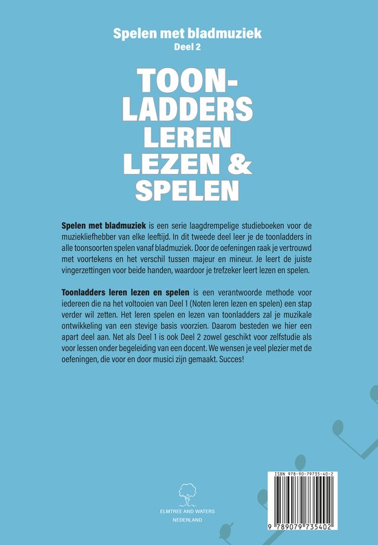 Spelen met Bladmuziek 2 - Toonladders leren lezen en spelen