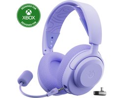 SteelSeries Arctis Nova 3X Wireless — Draadloze Gamingheadset — Lavendel — Mobile App Control — 40 uur accuduur — 2.4-GHz/Bluetooth — Afneembare microfoon — Xbox, PC, PS5, Switch, mobiel