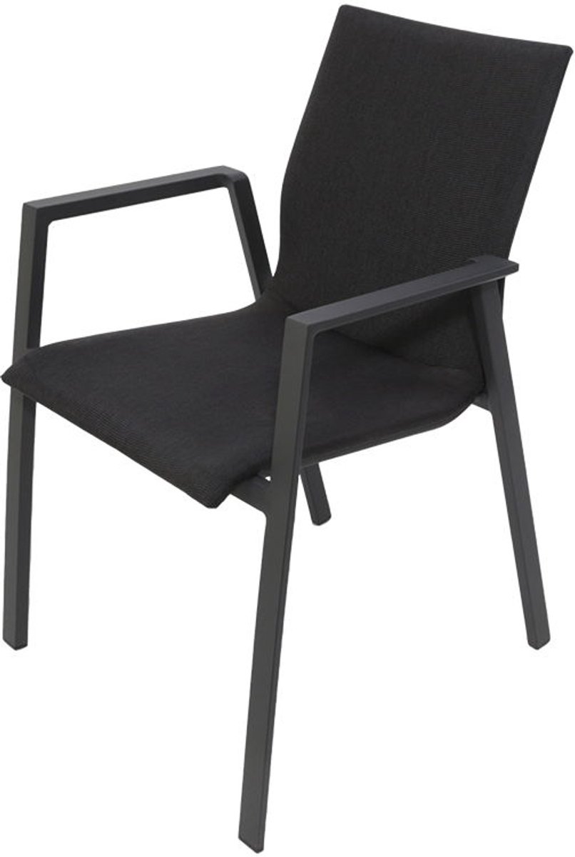 Genesee stapelstoel midnight grey Oosterik Home