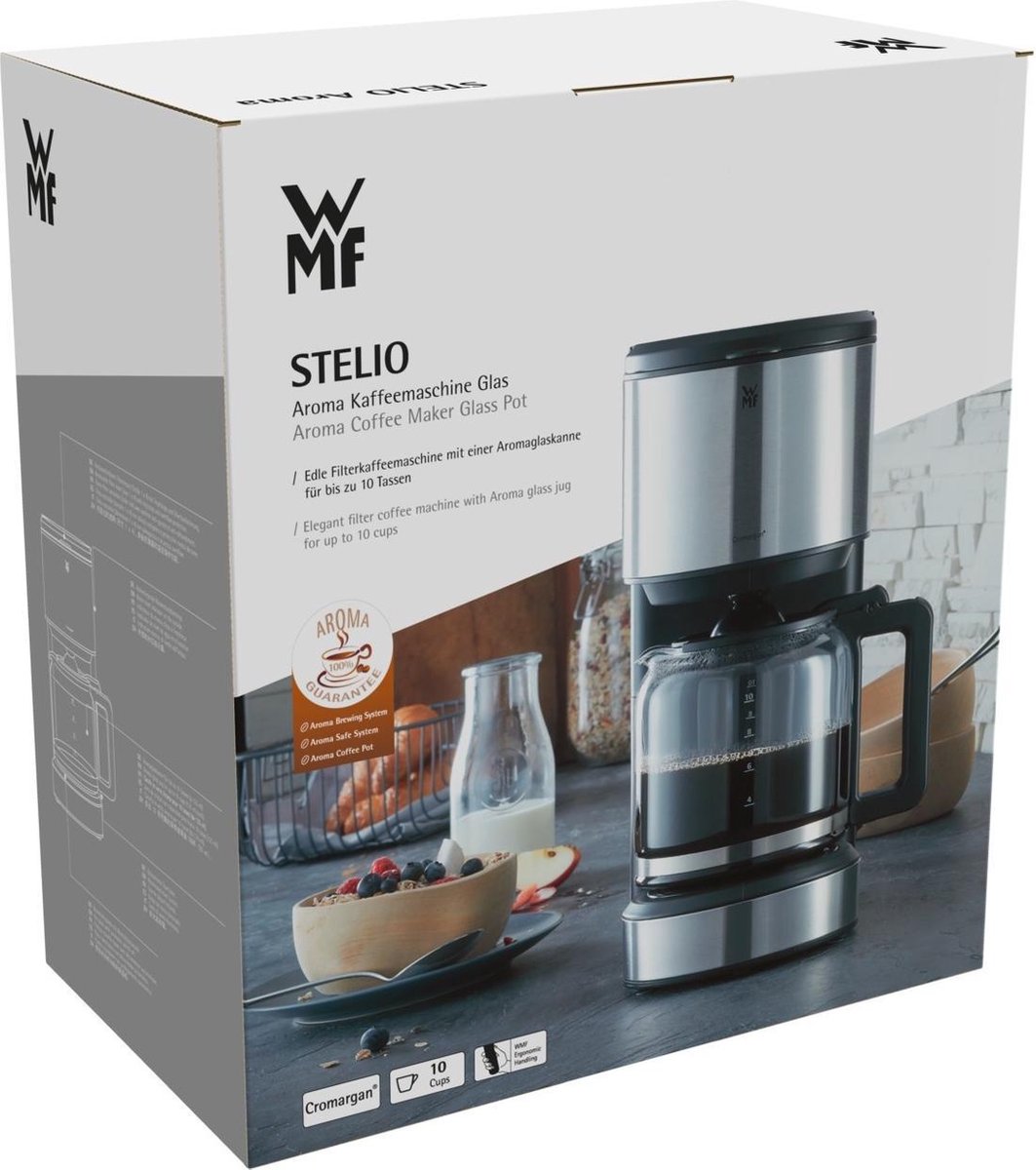 WMF Stelio - Koffiezetapparaat met glazen kan | bol