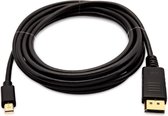 Mini DisplayPort to DisplayPort Cable V7 V7MDP2DP-03M-BLK-1E Black