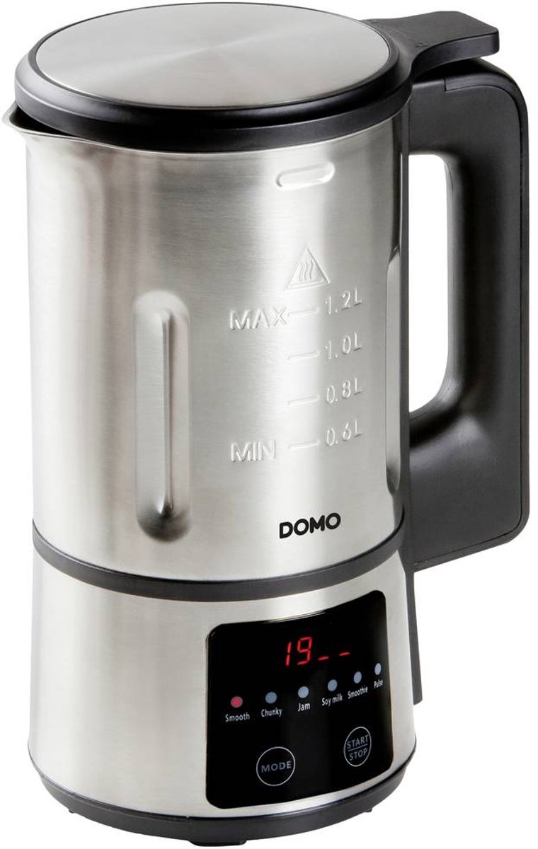 DOMO My Soup Express Soepmaker RVS, Zwart