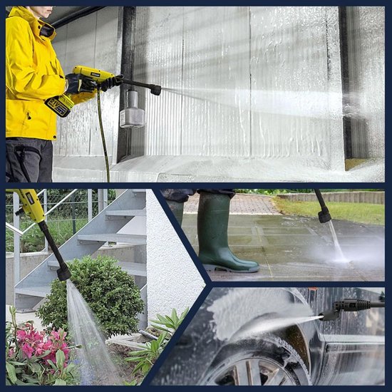 CRLYN® Hogedrukreiniger Auto - Hogedrukspuit - Terrasreiniger - Geel van CRLYN — afbeelding 5