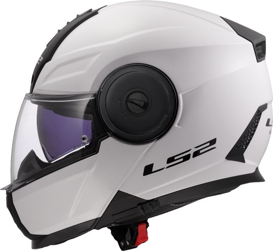 Casque système LS2 FF902 Scope II blanc brillant uni XL