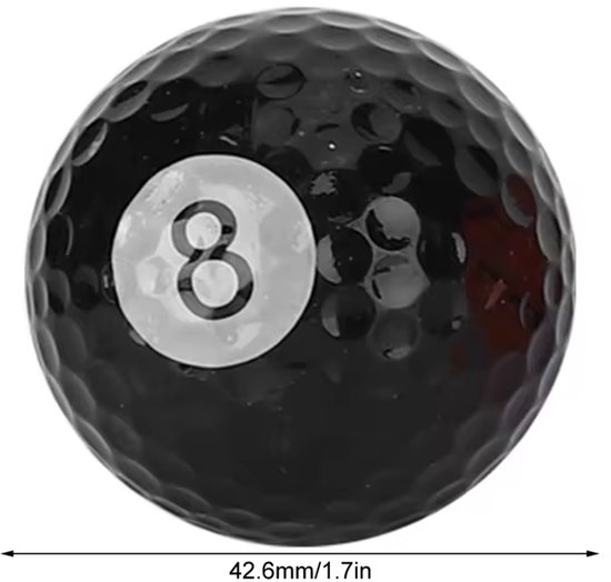 Golfballen Golfers Club Sport, zes stuks in sleeve, sport golfballen, voetbal, biljart, tennisbal, basketbal — afbeelding 5