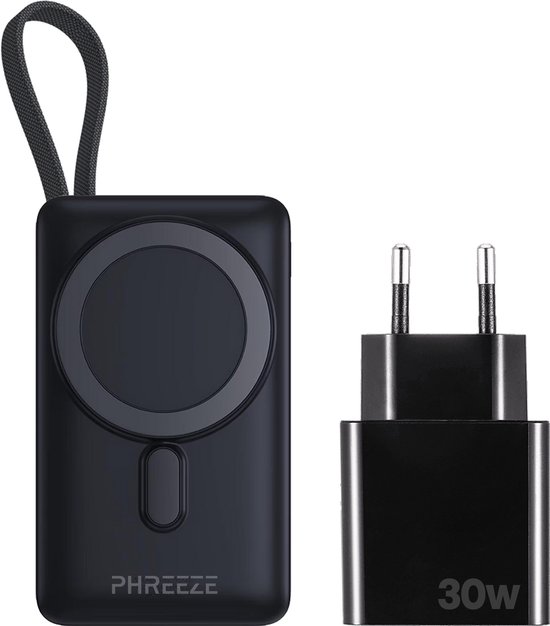 Phreeze Powerbank met MagSafe Draadloos Opladen en - Phreeze - €39,99
