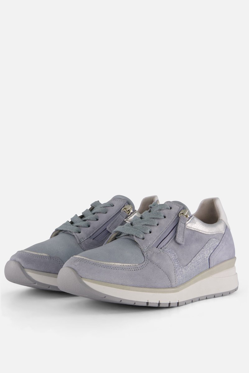 Gabor Sneakers blauw Textiel - Maat 40