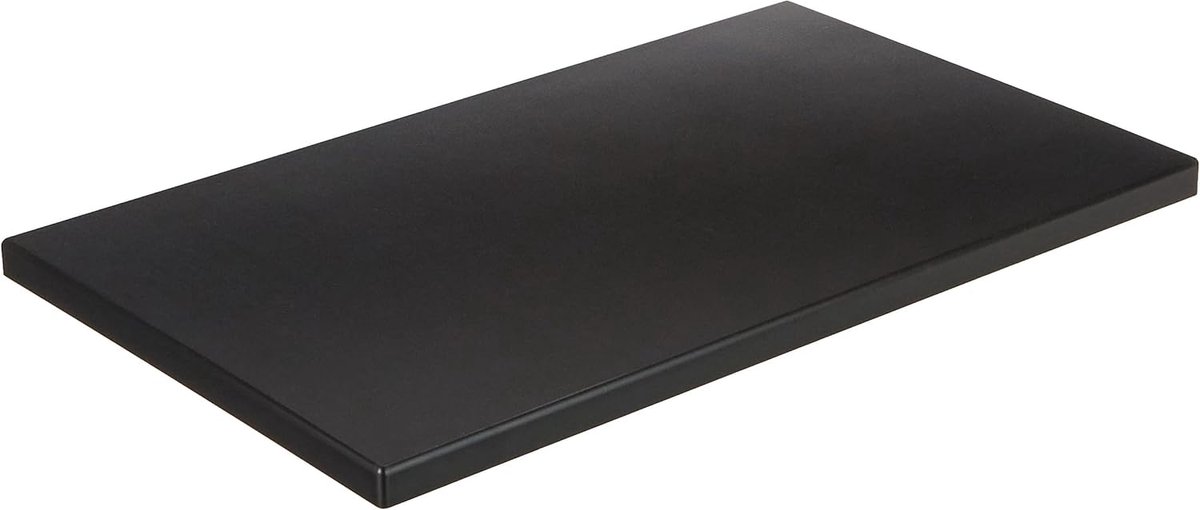 Snijplank Polyethyleen 32,5 x 56 x 2 cm - Zwart, Hygiënisch en Eenvoudig te Reinigen