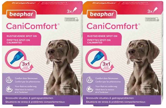 Beaphar CaniComfort Spot On - 2 x 3 pipetten - Voordeelverpakking