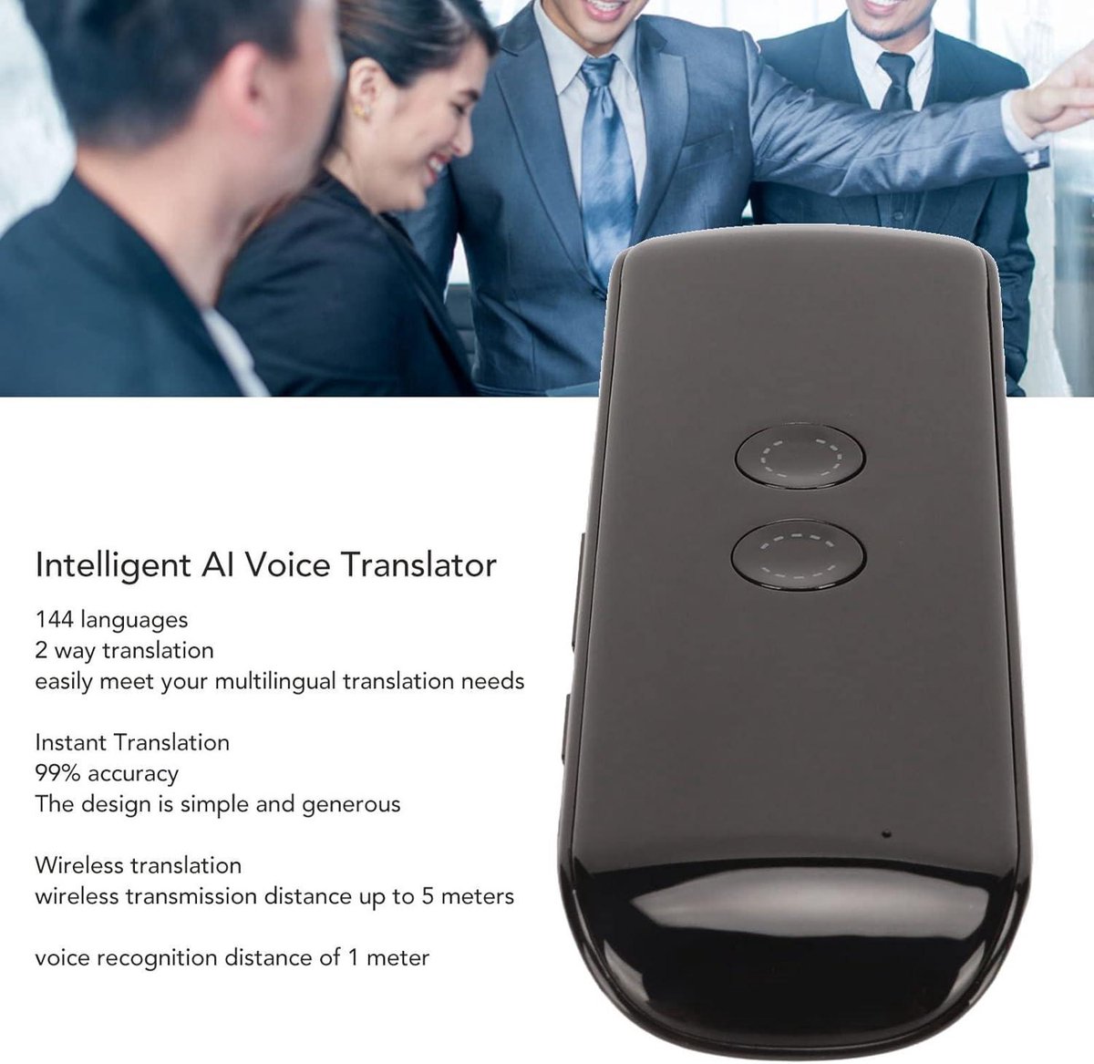 T6 Intelligente Vertaler Voice Speech Tolk Twee-we... - Grandado