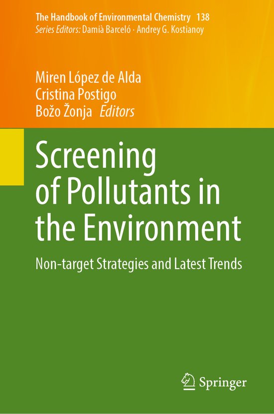 The Handbook of Environmental Chemistry138- Screening of Pol ... - cover