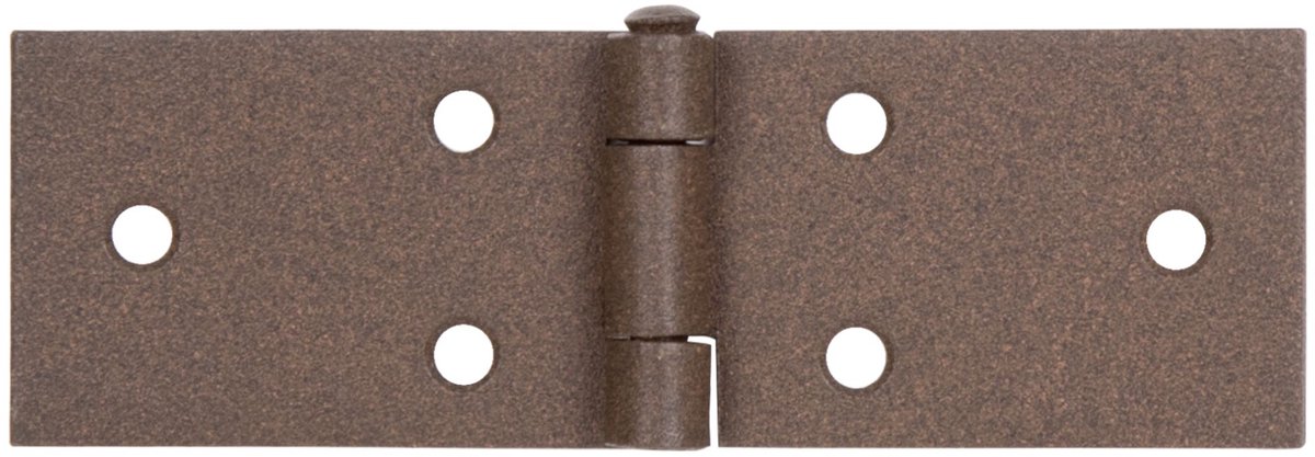 Alberts 822484 DURAVIS® tafelscharnier, roestbruin duplex gecoat, afmetingen 32 x 100 x 1,5 mm, set van 20