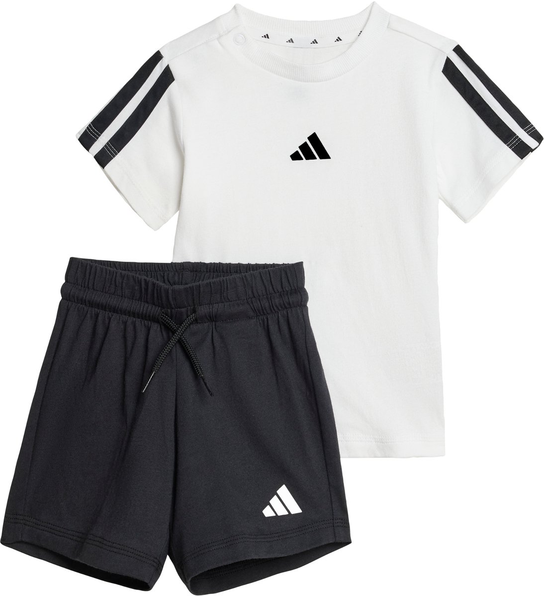 Adidas Sportswear Essentials T-Shirt Set Kids Kinderen Wit