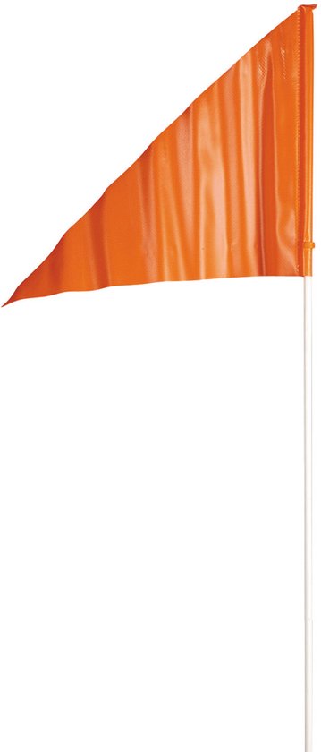 Johntoy Bike Fun fietsvlag – oranje