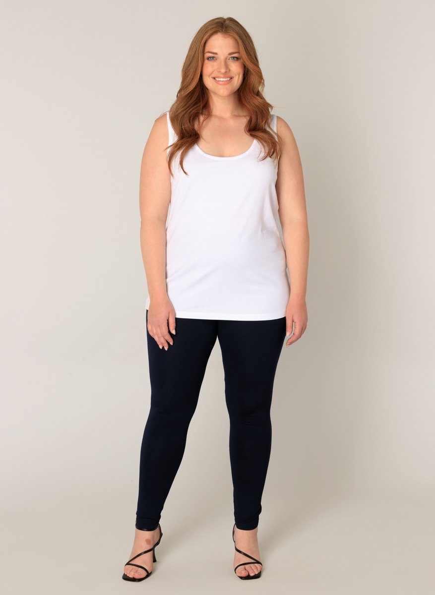 BASE LEVEL CURVY Andrea Legging - Dark Blue - maat 0(46)