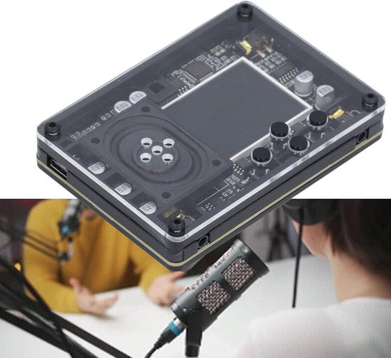 Theremin Kit, Highly Interactive Screen, with 20 Instrument Types and 70 Tones, Display Waveform, Time, Frequency, Piano Pitch, Volume, Rechargeable Type C