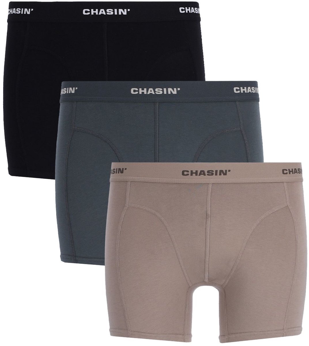 CHASIN' Onderbroeken Heren - Thrice Terra - Boxershorts - Multipack - Groen