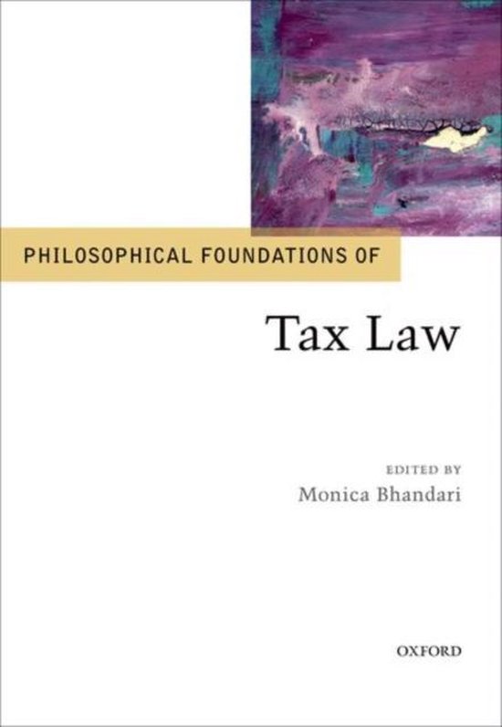 Philosophical Foundations of Tax Law - cover