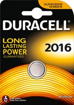 Duracell CR2016 - Lithium 3V - 1 stuk