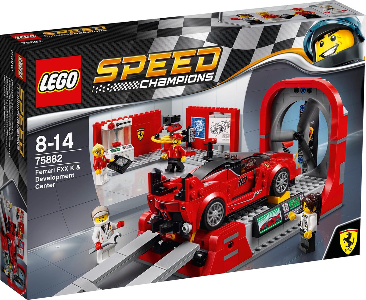 LEGO Speed Champions Ferrari FXX K & Development Center - 75882 | bol