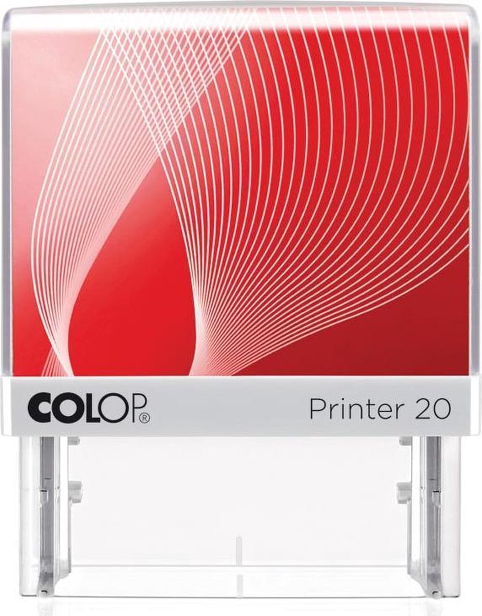 Stempel Colop printer 20 + waardebon voor eigen logo en/of tekst | max. 4 regels voor | afdrukformaat 36 x 14 mm