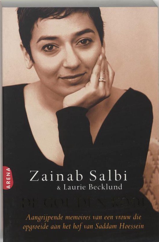 Boekomslag met portret van Zainab Salbi, auteur van De Gouden Kooi.
