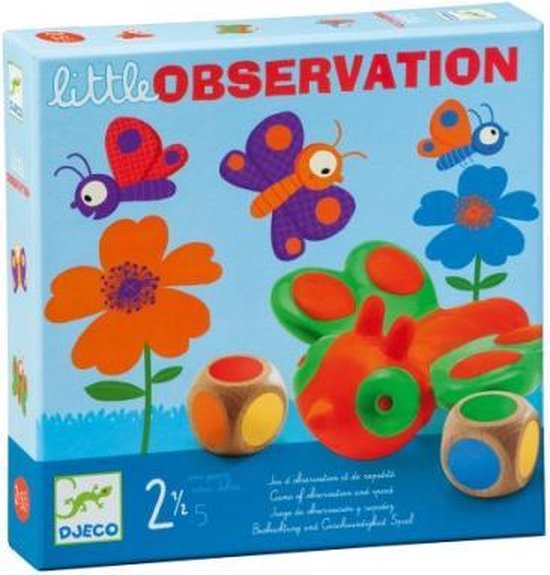 Djeco Little Observation gezelschapsspel - Observatie- en snelheidsspel - 2.5-5 jaar