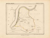 Historische kaart, plattegrond van gemeente Itteren in Limburg uit 1867 door Kuyper van Kaartcadeau.com