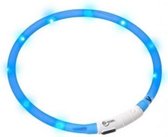 LED Honden Halsband - Blauw - 20 tot 70 cm