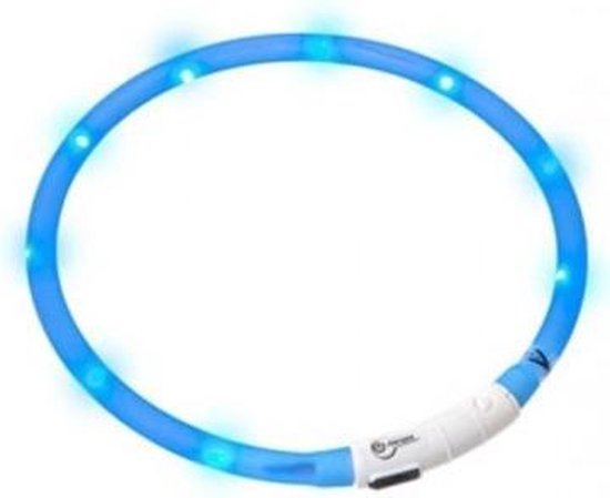 LED Honden Halsband - Blauw 20 tot 70 cm | bol.com