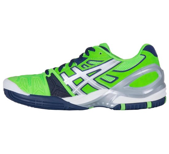 Asics Gel Resolution 5 OC Sportschoenen - Maat 46.5 - Mannen -  groen/zilver/blauw | bol.com