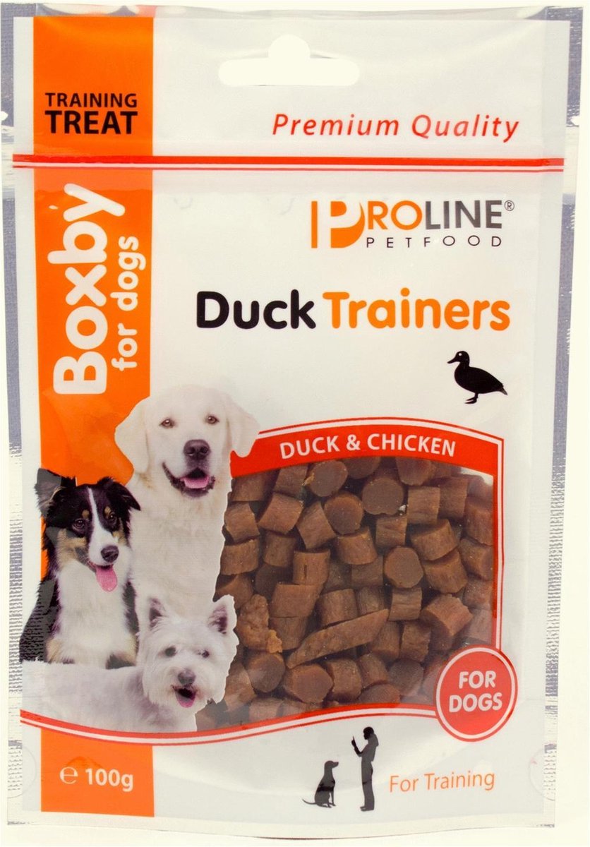 Proline Boxby Duck Trainers - Eend - Hondensnack - 100 g | bol.com