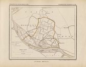 Historische kaart, plattegrond van gemeente Poortugaal in Zuid Holland uit 1867 door Kuyper van Kaartcadeau.com