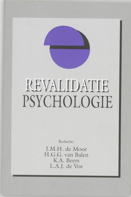 Cover van het boek 'Revalidatiepsychologie / druk 1' van  Balen