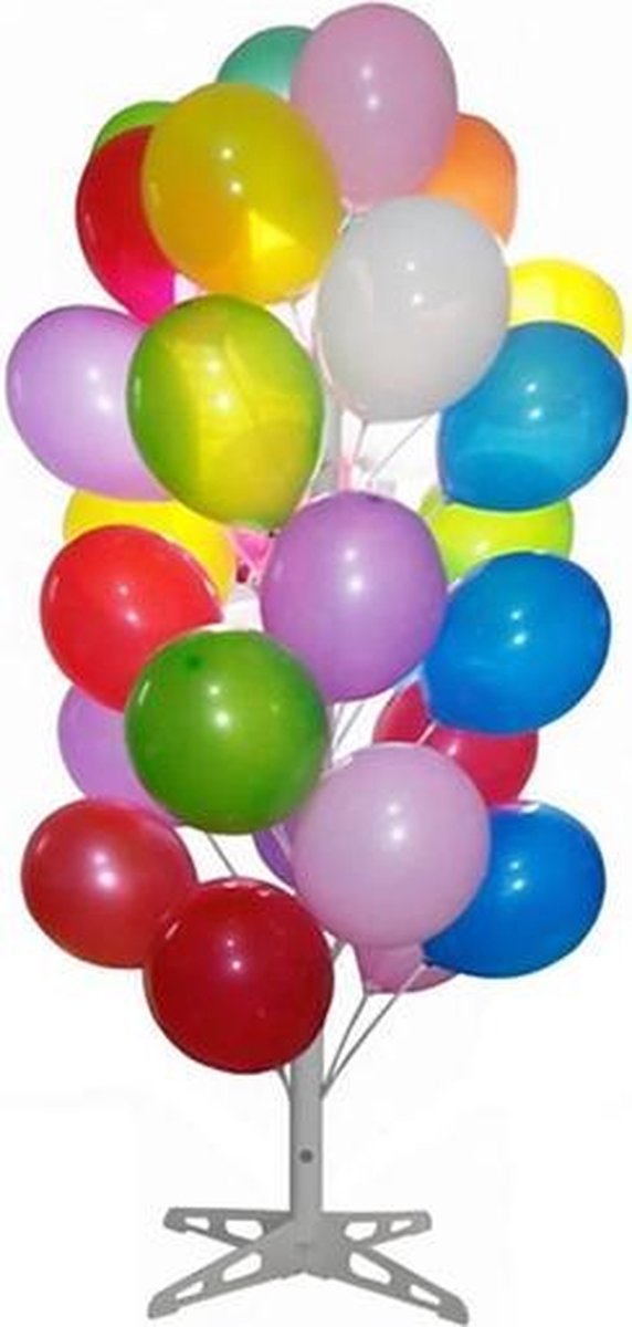 Ballonnenboom wit voor 50 ballonnen