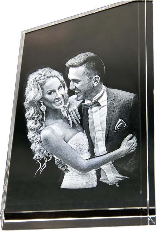 Photo 3D en verre Modèle: Tour L Dim: 152 x 105 x 50 mm