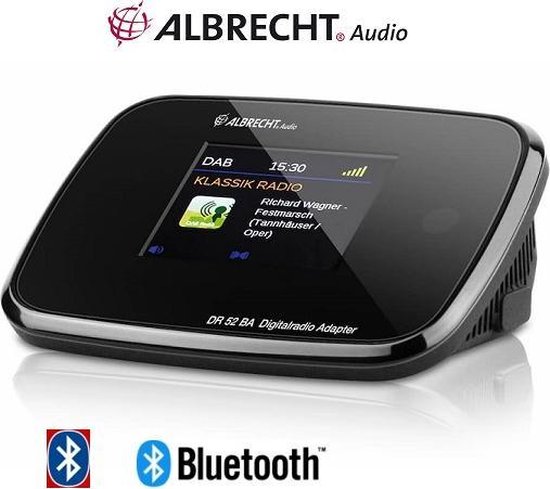 Albrecht DR 52 BA, DAB+/ FM Radio-Adapter met Bluetooth | bol.com