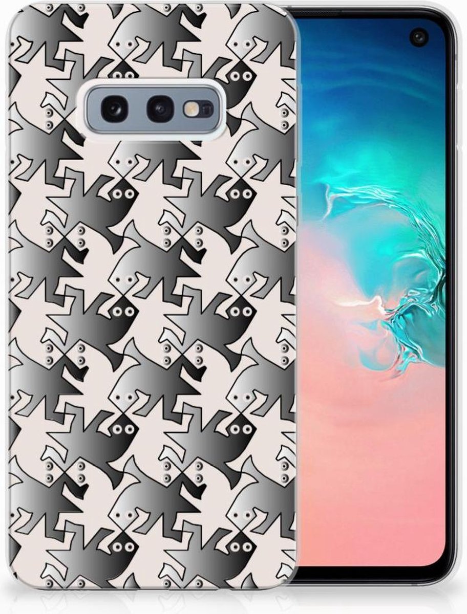Samsung Galaxy S10e TPU Hoesje Salamander Grey