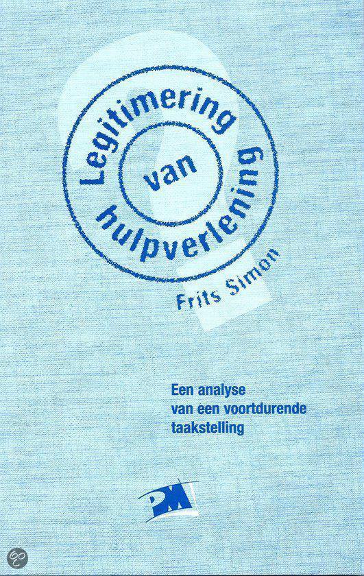 Legitimering Van Hulpverlening - cover